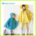 Süßes Design Nylon PU Kinder Regen Poncho Kinder Regenmantel Rpy-014